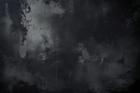 A Black and White Photo of a Black Wall