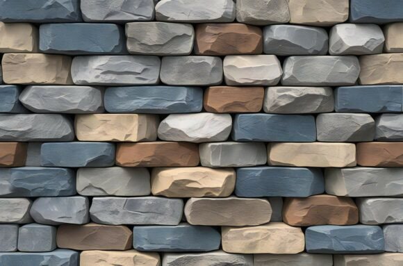 A Close Up of a Brick Wall Texture