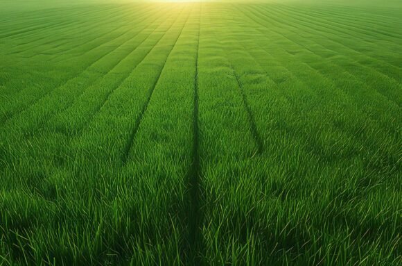 A Field of Grass with the Sun Shining: A Versatile and High-Quality Background for Creative Projects