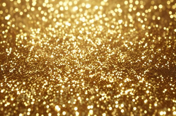 A Gold Glittery Background