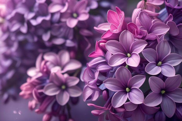 A Group of Purple Flowers: A Versatile Design Resource