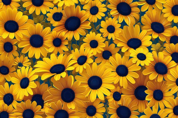 A Group of Yellow and Blue Flowers: A Versatile Visual Resource