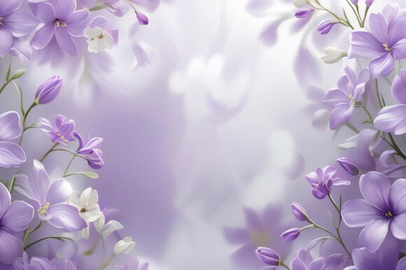 A Purple and White Flowers
