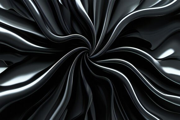 Abstract Black Liquid Swirl Background: Elevate Your Creative Projects