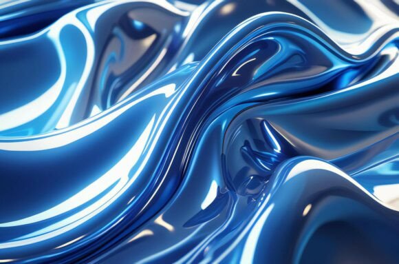 Enhance Your Creative Projects with a Blue Shiny Fabric with White Light Texture
