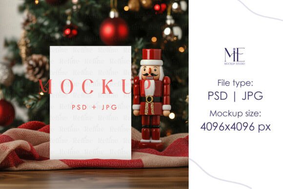 Enhance Your Creative Projects with Christmas Gift Card Mockup Winter PSD