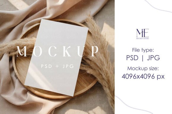 Invitation Card Mock-up Greeting Card: A Versatile Design Tool for Creative Projects