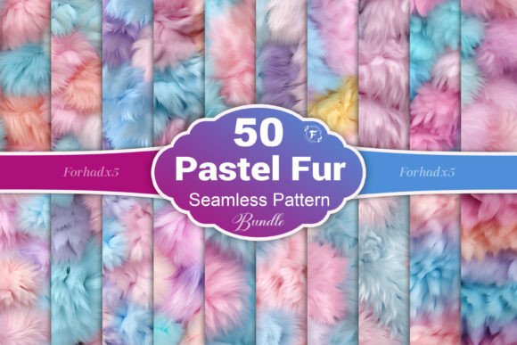 Pastel Fur Seamless Pattern: A Soft Touch for Creative Projects